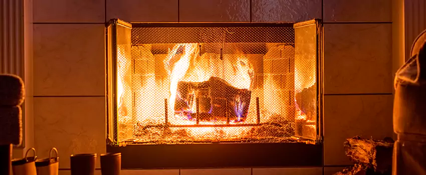Mendota Hearth Landscape Fireplace Installation in Bristol, Tennessee
